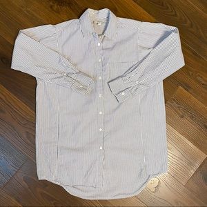 Madewell Oversized Button Down Striped Shirt XS